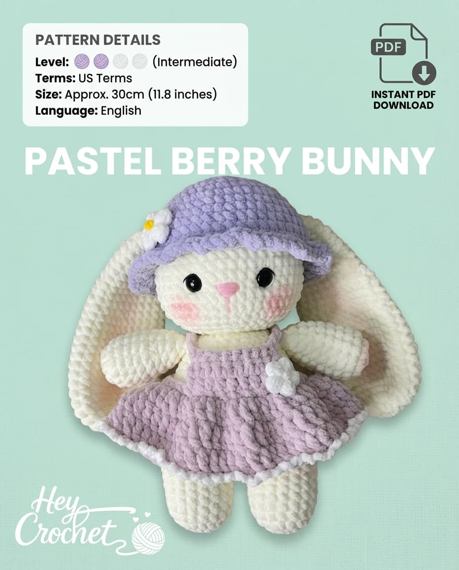 Pastel Berry Bunny