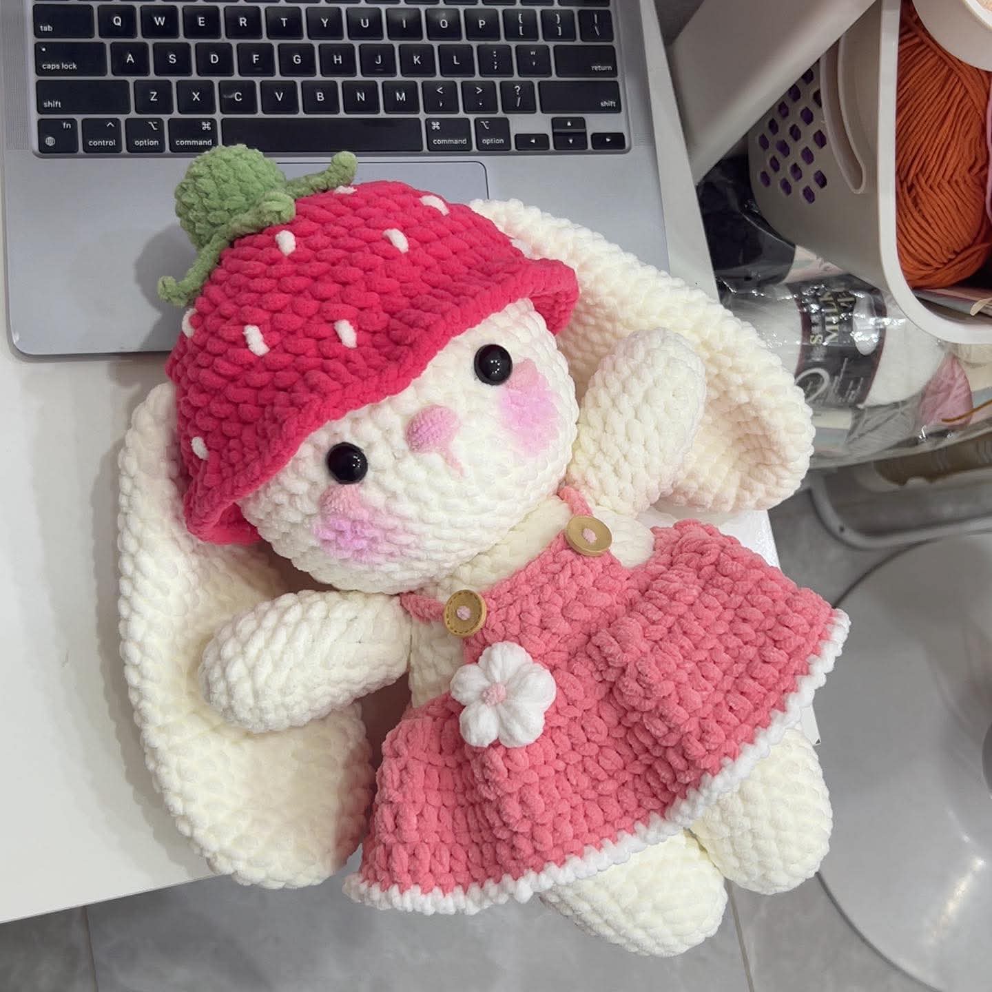 Pastel Berry Bunny