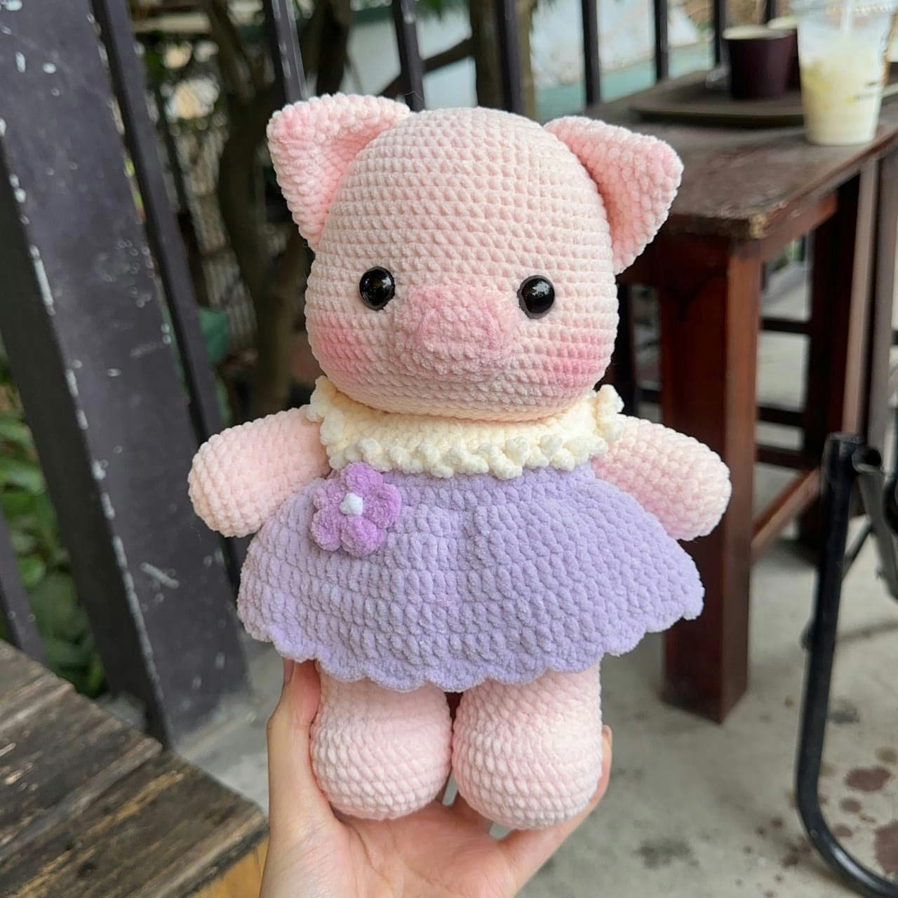 Flower Dress Pig