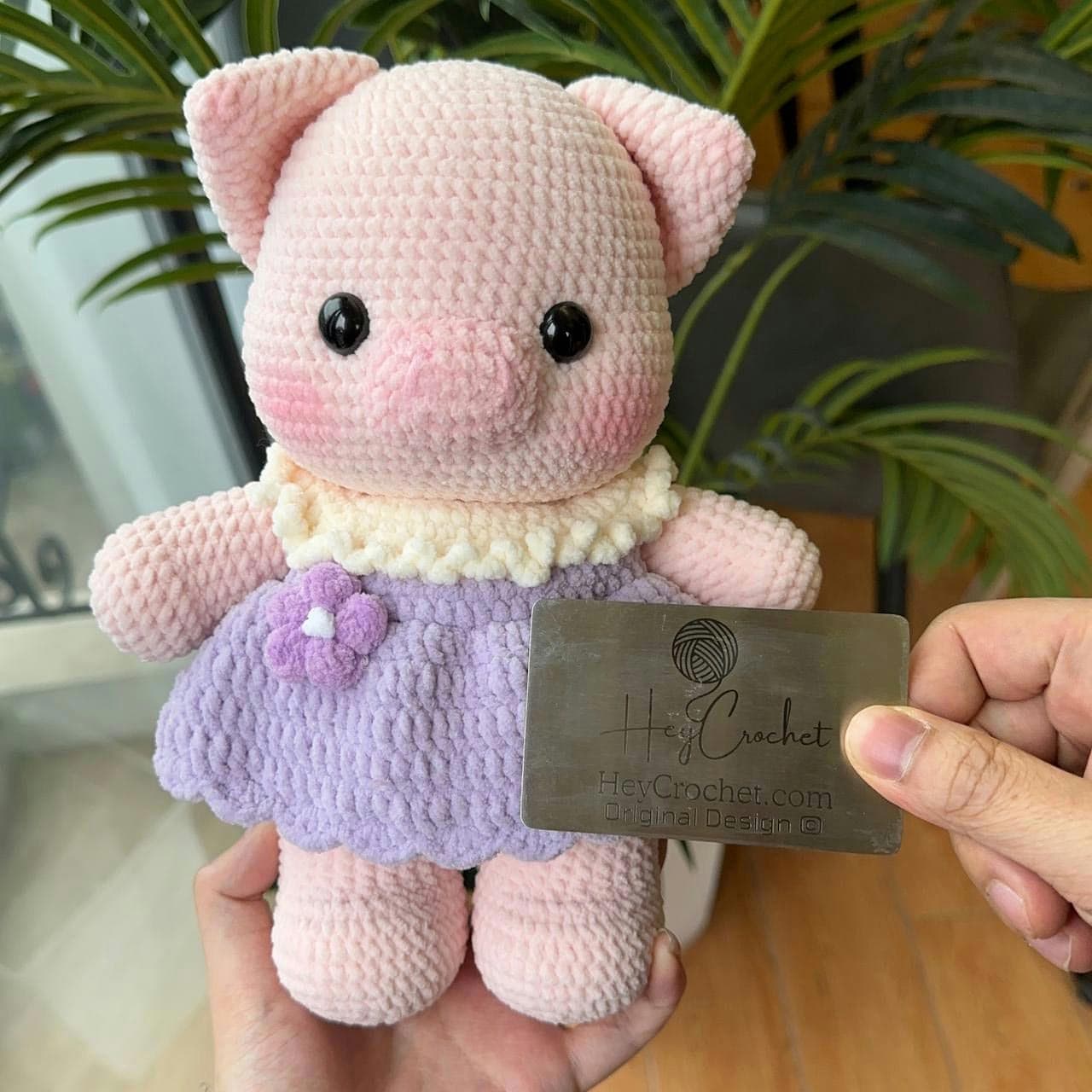 Flower Dress Pig