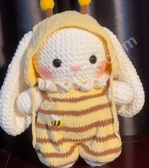 A toy crocheted by a maker from our pattern