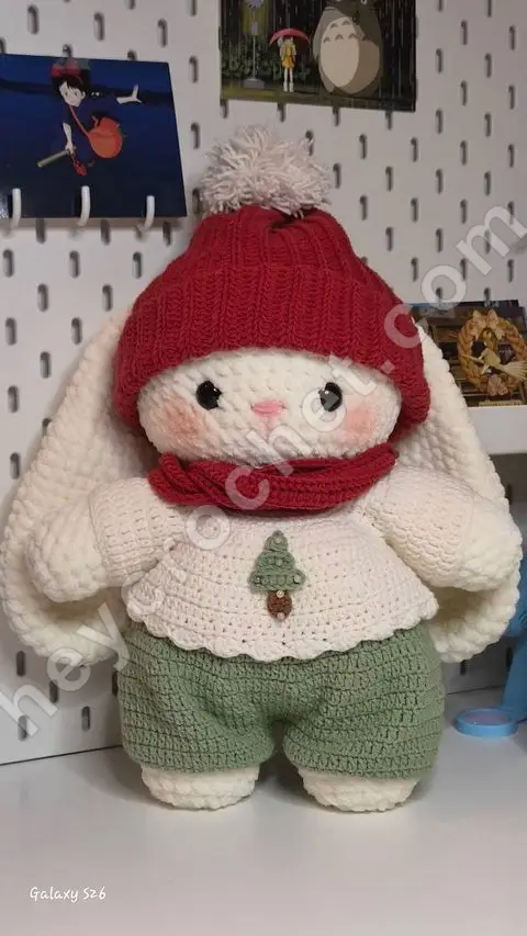 A toy crocheted by a maker from our pattern