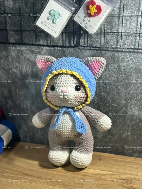 A toy crocheted by a maker from our pattern