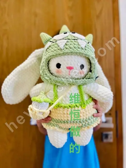 Monster Outfit crocheted by a maker