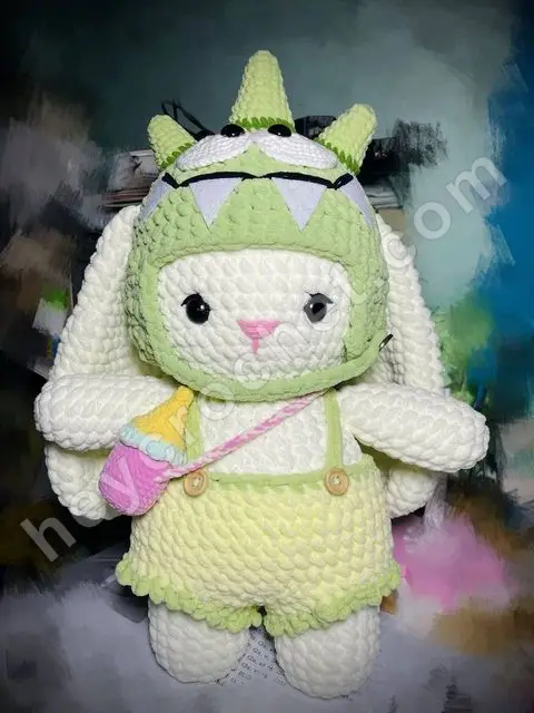 Monster Outfit crocheted by a maker