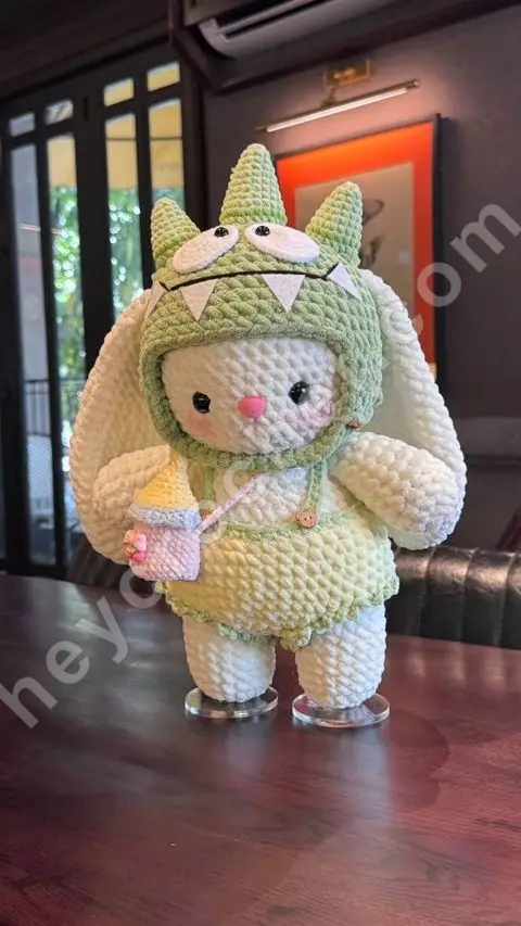 Monster Outfit crocheted by a maker