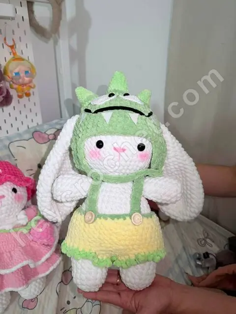 Monster Outfit crocheted by a maker