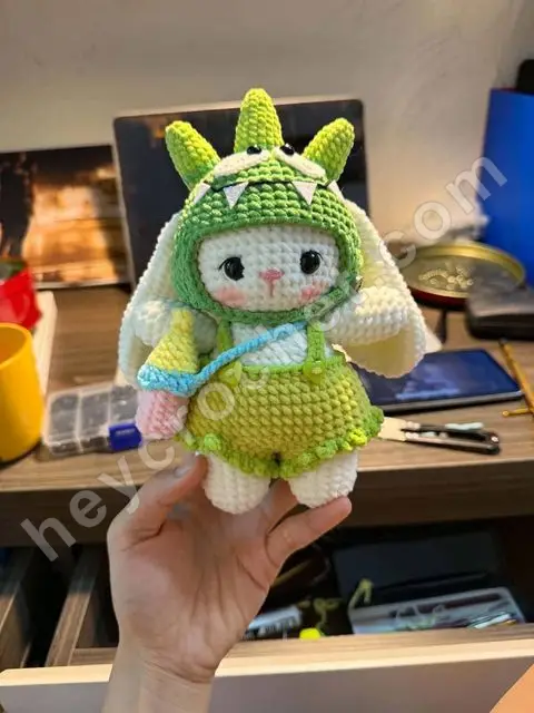 Monster Outfit crocheted by a maker