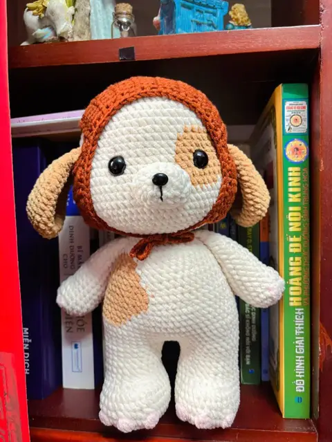 A toy crocheted by a maker from our pattern