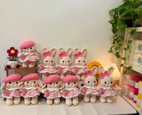 A toy crocheted by a maker from our pattern